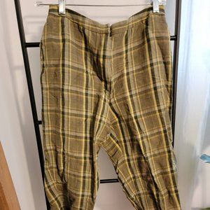 Vintage plaid culottes